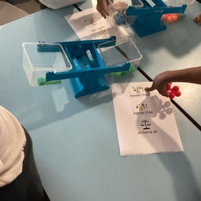 Year 1 learn about mass